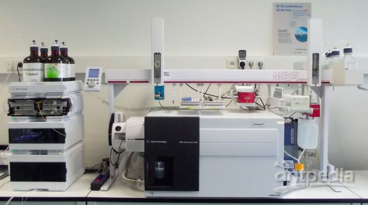 安捷伦科技公司的Agilent 1290 HPLC和6495三重串联四极杆质谱仪组成的LC / MS系统