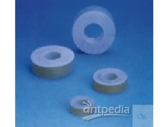 GASKETS, WITH VULCANIZED-ON  PTFE-LINERS, GL 32,  SEAL: 29 X 10 MM,  FOR TUBES: 9,0 - 11,0 MM