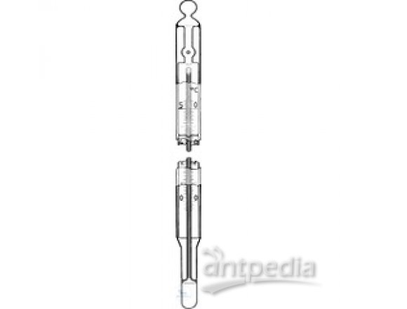 STANDARD THERMOMETERS, ENCLOSED SCALE,   OPAL GLASS SCALE, DIFFICO-GRAD. MERCURY FILLING,   -10+110