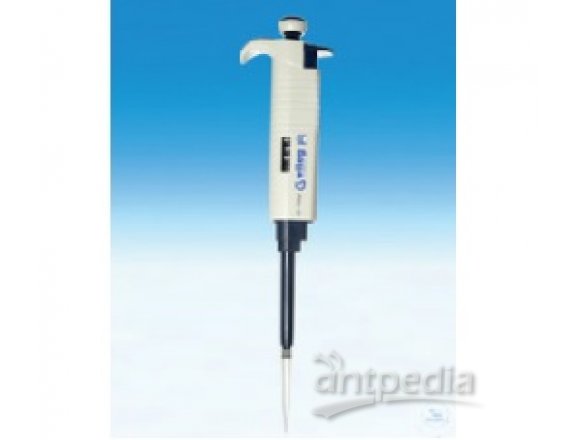 Microliter pipette, "WITOPET" variable,  volume 0,5 - 10 μl, conformity certified, type PL 10