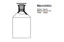 透明试剂瓶，钠钙玻璃，1000ml，29/32，PE塞