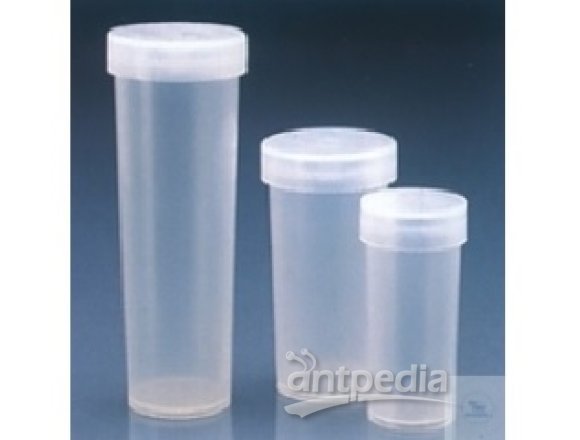 BOTTLES, SPECIMEN, WITH TIGHTLY CLOSING LID,  TRANSPARENT,PE, 160 ML, O.D. 50 MM, HEIGTH 110 MM