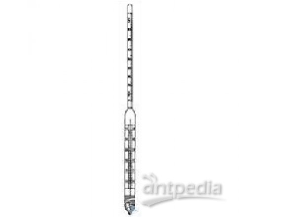 DENSITY-THERMO-HYDROMETERS FOR  PETROLEUM PRODUCTS, RANGE 0.820  -0.910:0,001 WITH THERMOMETER  -10