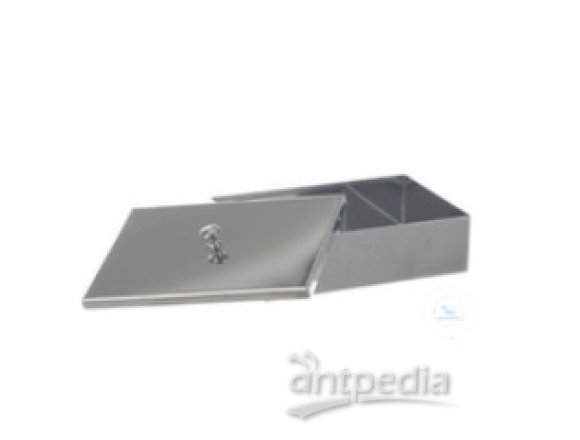 INSTRUMENT TRAY, STAINLESS STEEL,   WITH OVERLAPPING KNOBOVER, 300 X 200 X 50 MM
