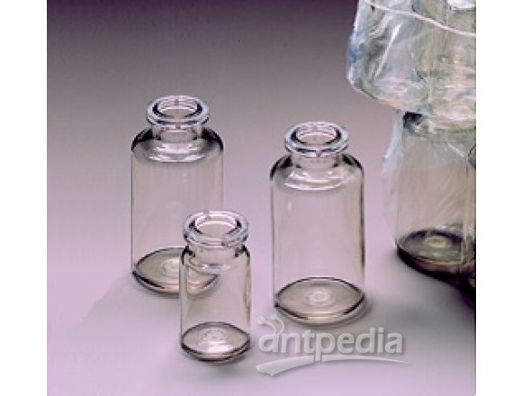 无菌，血清瓶，Crimp Finish，聚对苯二酸乙二醇酯共聚物，20毫升容量，每箱612