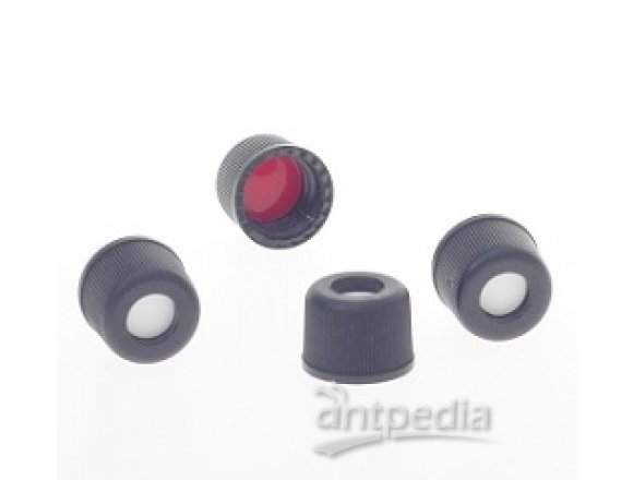 8mm空心螺纹盖，含白色硅胶/红色PTFE垫