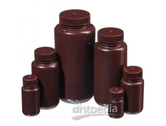 Thermo Scientific™ 312185-0032 Nalgene™ 广口不透明棕色 HDPE 带盖包装瓶：大包装
