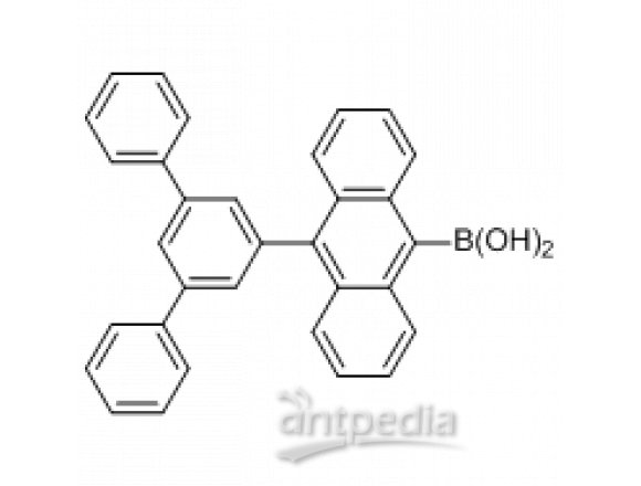 10-(1,1':3',1''-三联苯-5'-基)蒽-9-硼酸 (含有数量不等的酸酐)
