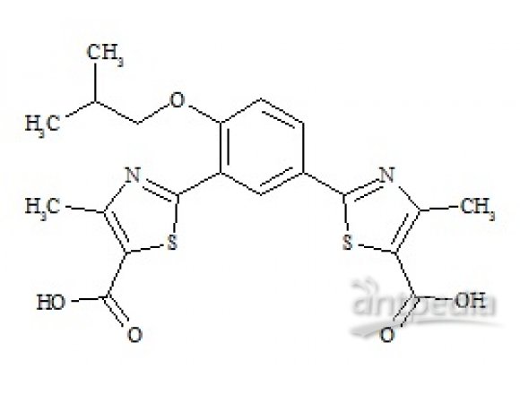 PUNYW4307324 Febuxostat Impurity (2,2';-(4-isobutoxy-1,3-phenylene)bis(4-methylthiazole-5-carboxylic acid))