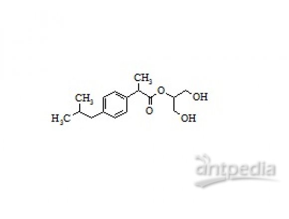 PUNYW4820581 Ibuprofen Related Compound (1,3-Dihydroxyprop-2-yl 2-(4-Isobutylphenyl)Propanonate)