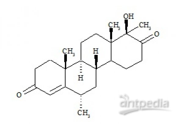 PUNYW5228345 (17a-beta)-Hydroxy-6alfa,17a-dimethyl-D-homoandrost-4-ene-3,17-dione