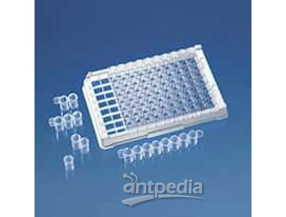 BrandTech 781727 BRANDplates® immunoGrade™ Non-Sterile Microplate, 96-Well, PS, Black, 330 µL, Standard U-Bottom; 100/PK