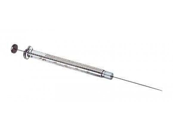 Hamilton 1701 Gastight Syringe, 10 uL, cemented needle, 26s G, 2" conical tip