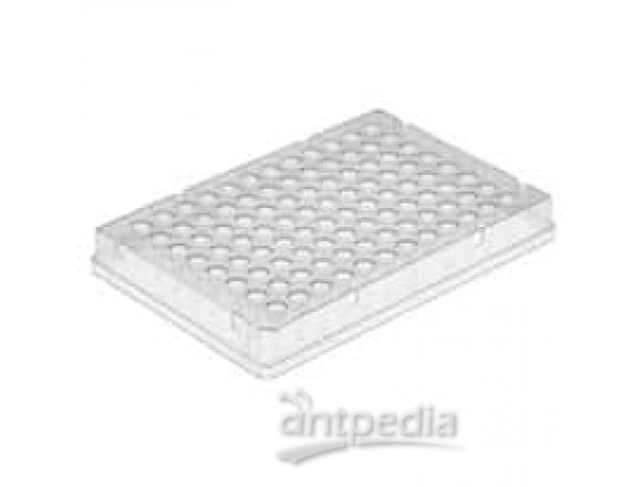PCRmax PCR Plate 96-Well clear, low profile, half skirt, 50/cs