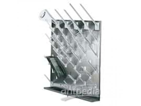 White peg for modular stainless steel drying racks, 12"L