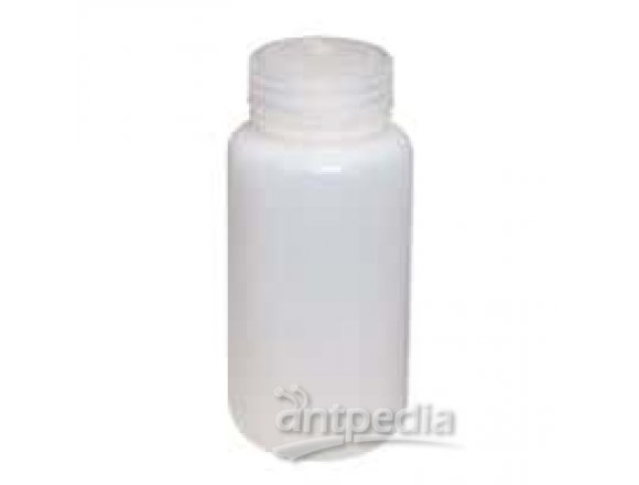 Thermo Scientific Nalgene 2189-0002 Economy HDPE Wide-Mouth Bottle, 60 mL, 12/pk