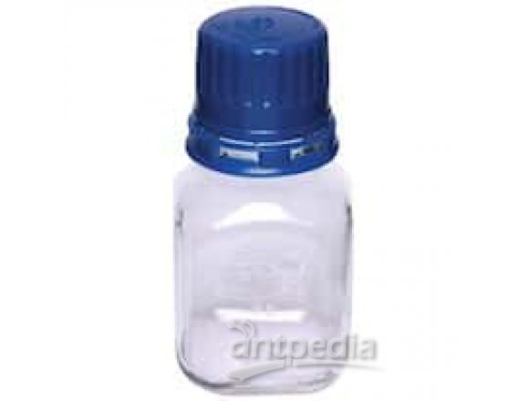 TriForest BPC1000 Square Autoclavable Media Bottle, 1 L, PC, 12 per pack, 48/CS