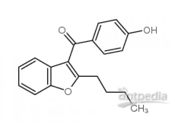 B824415-1g 2-丁基-3-(4-羟基苯甲酰基)苯并呋喃,98%