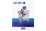 A&D艾安得AD-4971-E金属检测探测剔除分离机